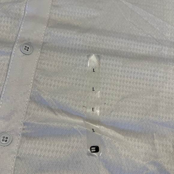 NEW L Buckle J.B. Holt Men's White Long Sleeve Shirt Athletic Fit Large Lightwei - Picture 4 of 10